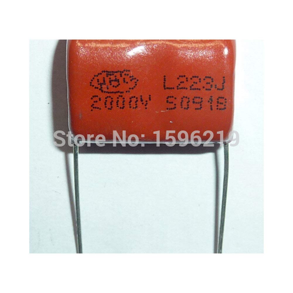cbjっb 20pcs CBB Capacitor 223 2000V 223J 2KV 0.022uF 22nF P20